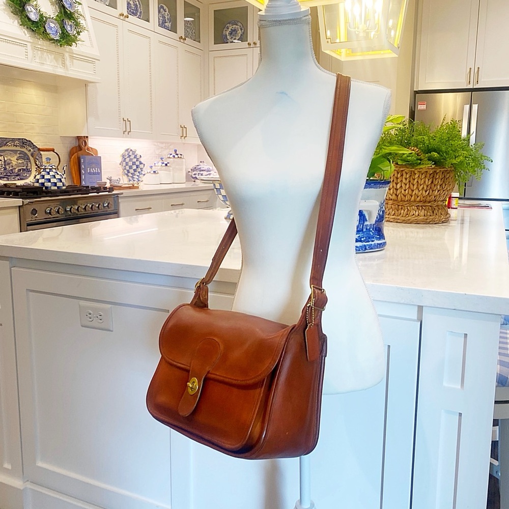 Vintage Coach Original Grand Rambler British Tan 👜FABULOUS!👜 BEST PRICE! - Picture 5 of 15